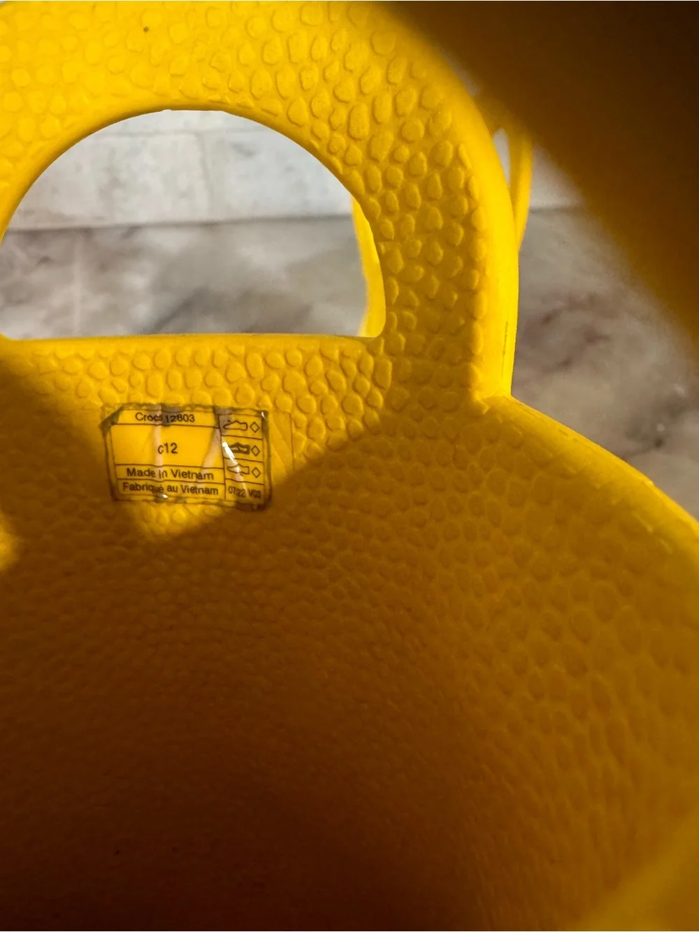 CROCS Kids Bright Yellow Pull-On Rain Boots